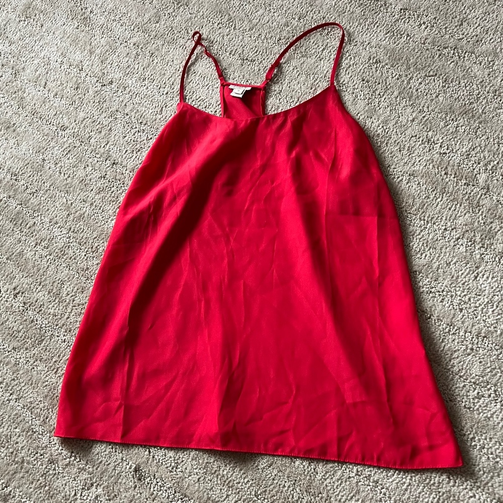 ✨J Crew Red Tank Sz 8✨